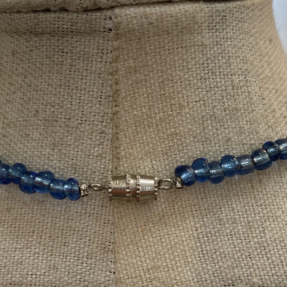 Blue Beaded Necklace